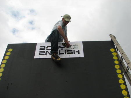 Is this Banksy - St.George paint your skatepark jam 2007