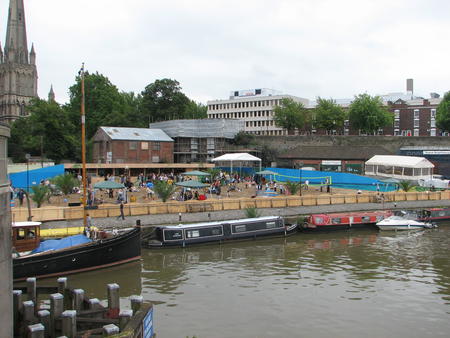 THE BEACH WITHIN REACH - ST MARY REDCLIFFE BRISTOL OPEN 21ST JULY TILL SEPTEMBER