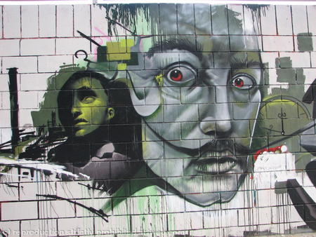 Salvador Dali gets red eyed in Barcelona