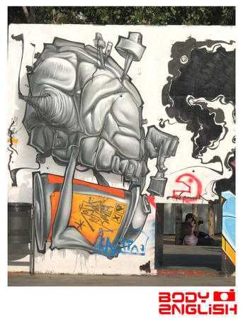 graffiti brain Barcelona