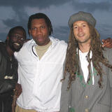 me, kev the poet and KRS ONE -Stonehenge Summer solstice morning vibes -5am 21st june 2007
