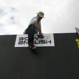 Is this Banksy - St.George paint your skatepark jam 2007