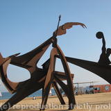 its nice to see random art sculptures wherever you go in barcelona