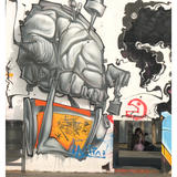 graffiti brain Barcelona