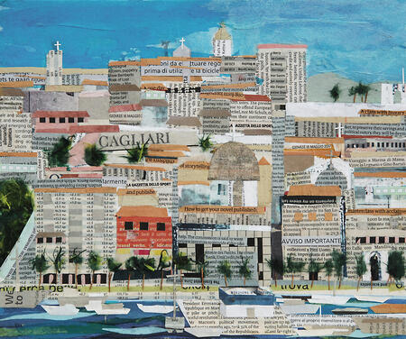 Waterfront, cagliari ,Sardinia