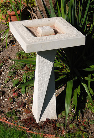 Cubist Birdbath