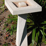 Cubist Birdbath