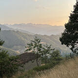 view down the valley
