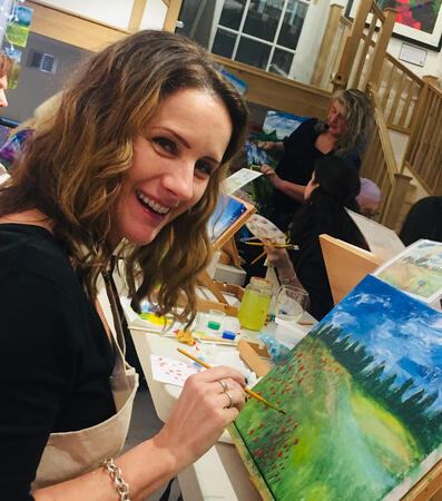 Live painting sessions