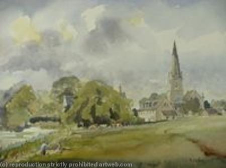 Olney Church, River view