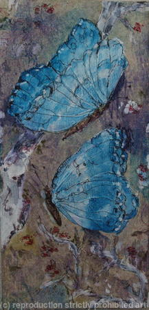 Butterflies-Blue-II - Sold