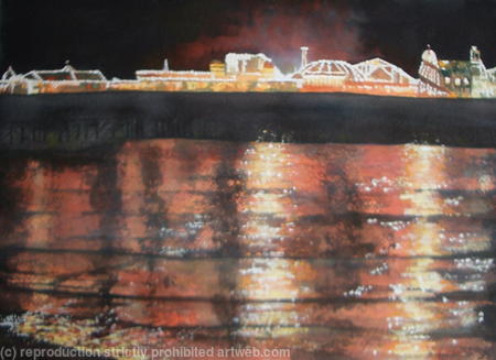 Brighton-Pier-at-Night - Sold