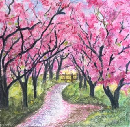 Cherry Trees in Japan - SOLD