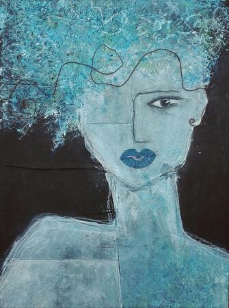 Welcome to melbiworkshop.com!  As you will see my artwork is very much about women figures in more or less abstract expressions. I use different medias and materials in an experimental way in order to be unlimited in my creative process.