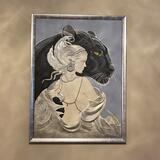 Totem. Size 60*80. Bas-reelеf