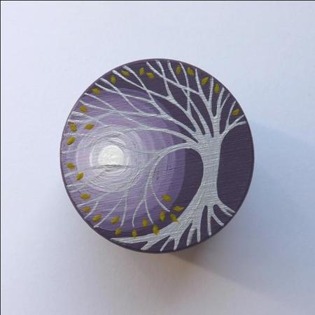 Purple Moonlit Tree Box, wee