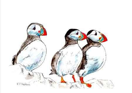 Two's Company...... A4 Print