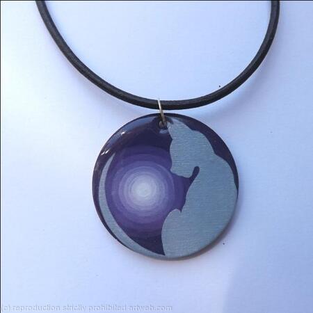 Moonlit Cat Pendant