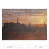 Edinburgh Sunrise A4 Print