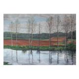 Poplars On The Tweed A4 print
