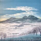 Above The mist, The Eildons Card (square)