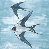 Flying home For Summer Card (wee)