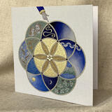 Flower of Creation - card