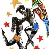 Jacob wrestling with an angel 