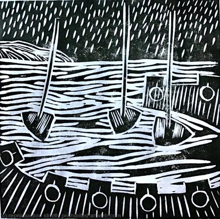 Boats and rain