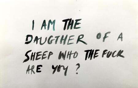 I Am the Daughter of A Sheep