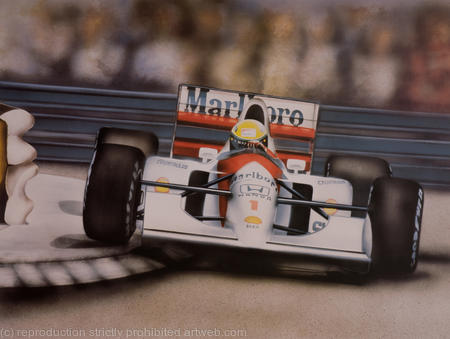 'WILL TO WIN'.  AYRTON SENNA