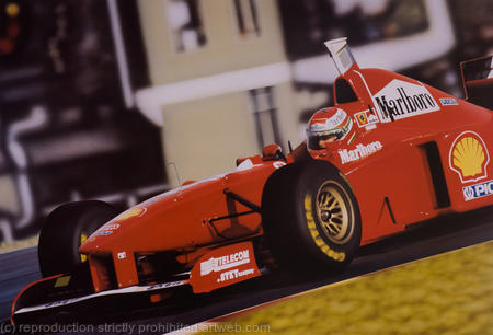 'AGAINST THE ODDS'.  EDDIE IRVINE