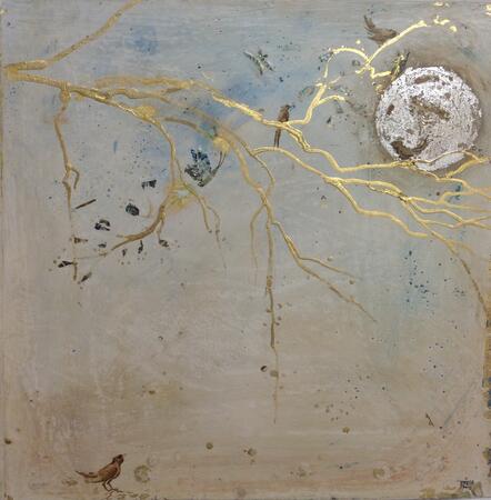 Evening chat II SOLD 