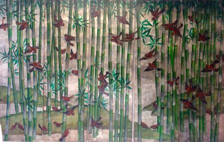 Chaffinch and bamboo sold 