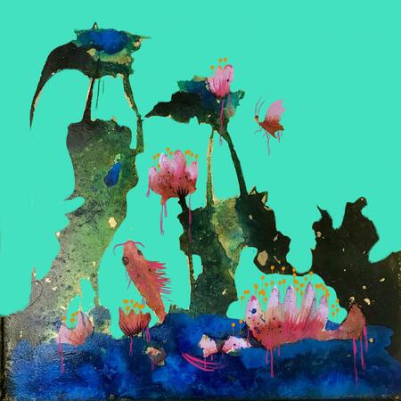 Turquoise water garden I