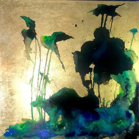 Air above water below X