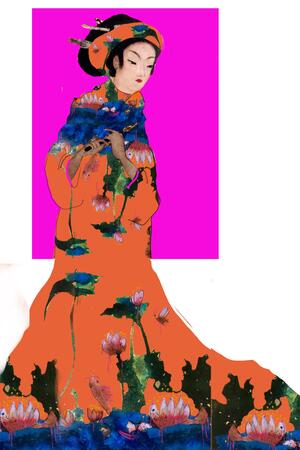 All in orange geisha