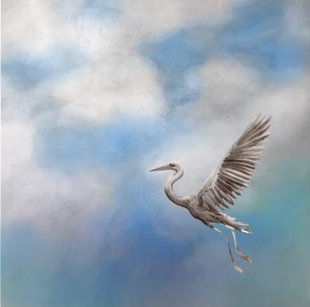 Sky heron