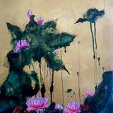 Heaven above earth below lotus flower and lily 