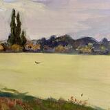 Across the field, Horsley.