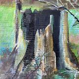 Tree stump, Ripley lane.