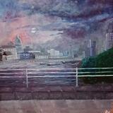 Thames Under the Moon