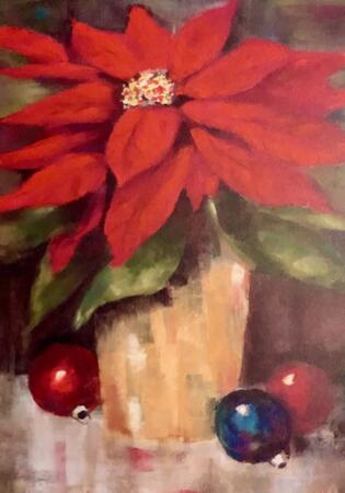 Christmas Poinsettia - CARD