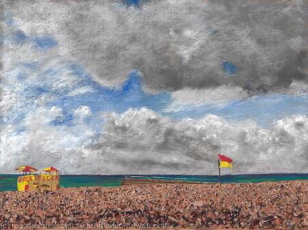 Lifeguards on Brighton Beach