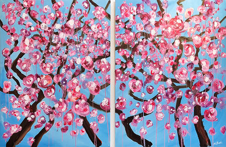 Pink - Original Large Scale Painting