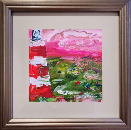 Smeaton's Tower Scarlet Skies