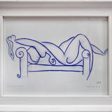 Reclining Woman Mini Prin