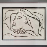 Asian Deity -Original Charcoal