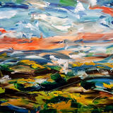 Magical Landscape- Original Large Scale Painting