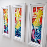 Summer Wave Triptych - Original Painting